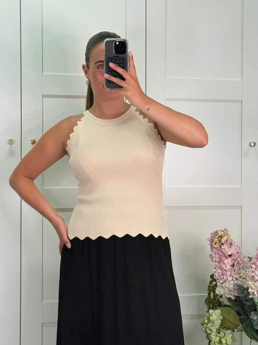 Best A-bee Manon Top Beige