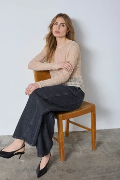 Co´Couture Marcycc Mesh O-Blouse 43043 199