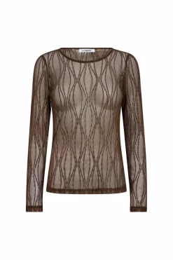 Online Co´Couture Marcycc Mesh O-Blouse 43043 83