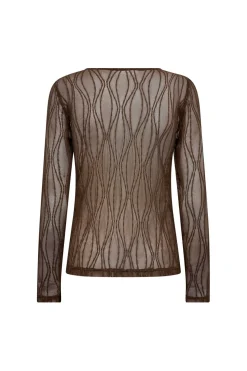 Online Co´Couture Marcycc Mesh O-Blouse 43043 83