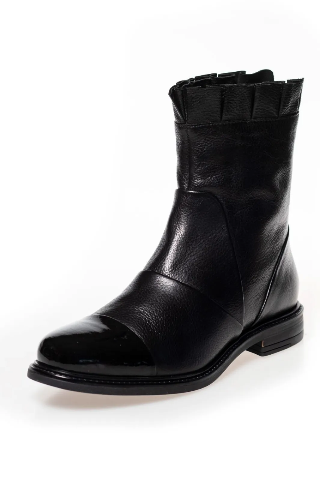 Online Copenhagen Shoes Margaret 00010 Black W/Patent Toe
