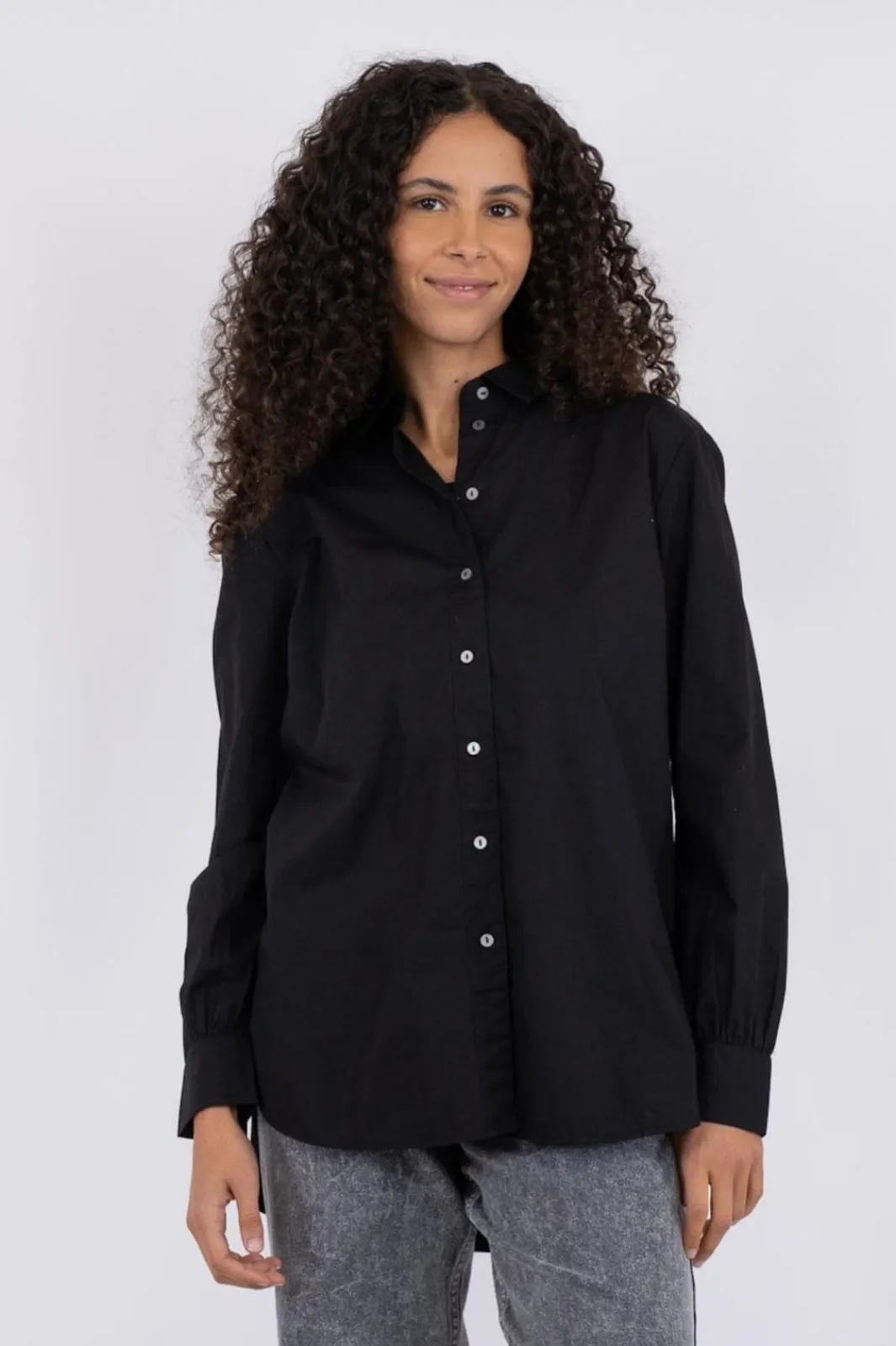Best Neo Noir Margit C Poplin Shirt Black