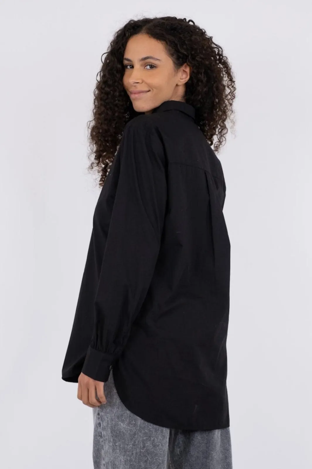 Best Neo Noir Margit C Poplin Shirt Black