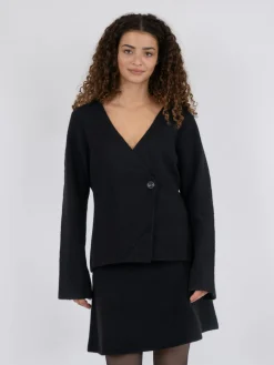 Neo Noir Marie Louise Knit Cardigan Black
