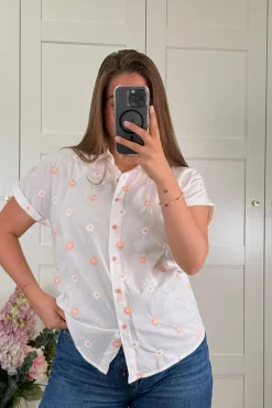 Outlet A-bee Mariella Skjorte Apricot