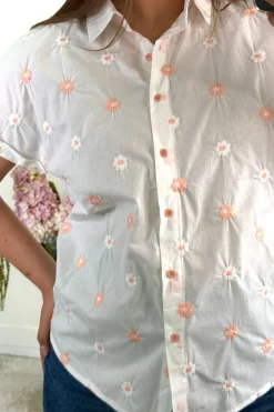 Outlet A-bee Mariella Skjorte Apricot