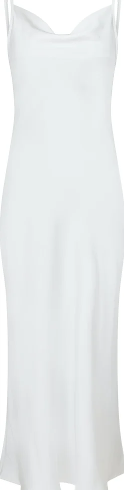 Online Neo Noir Marina Heavy Sateen Dress White