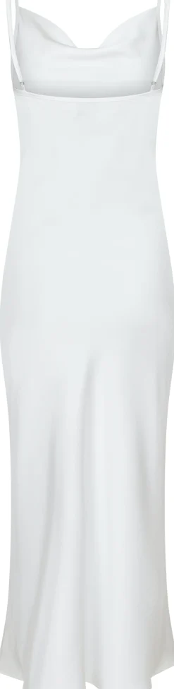 Online Neo Noir Marina Heavy Sateen Dress White