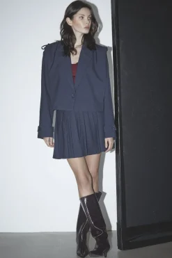 Online Co´Couture Marincc Plissé Skirt 34207 120