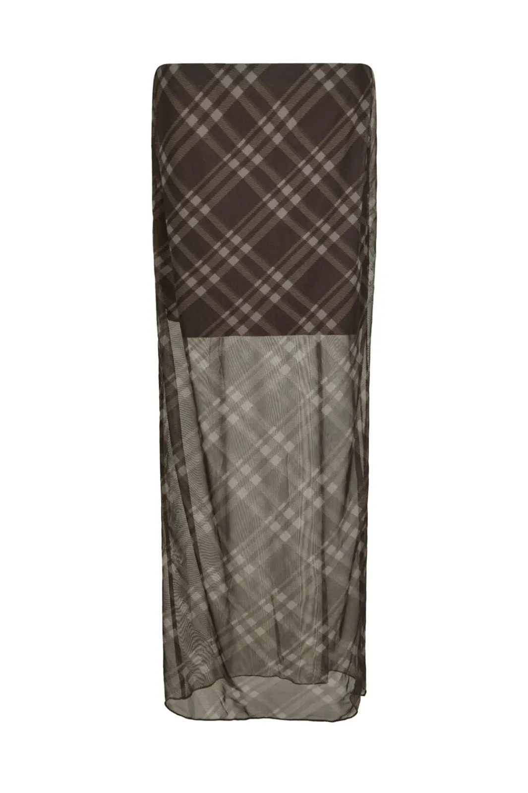 Online Neo Noir Marlise Check Mesh Skirt 167207 676
