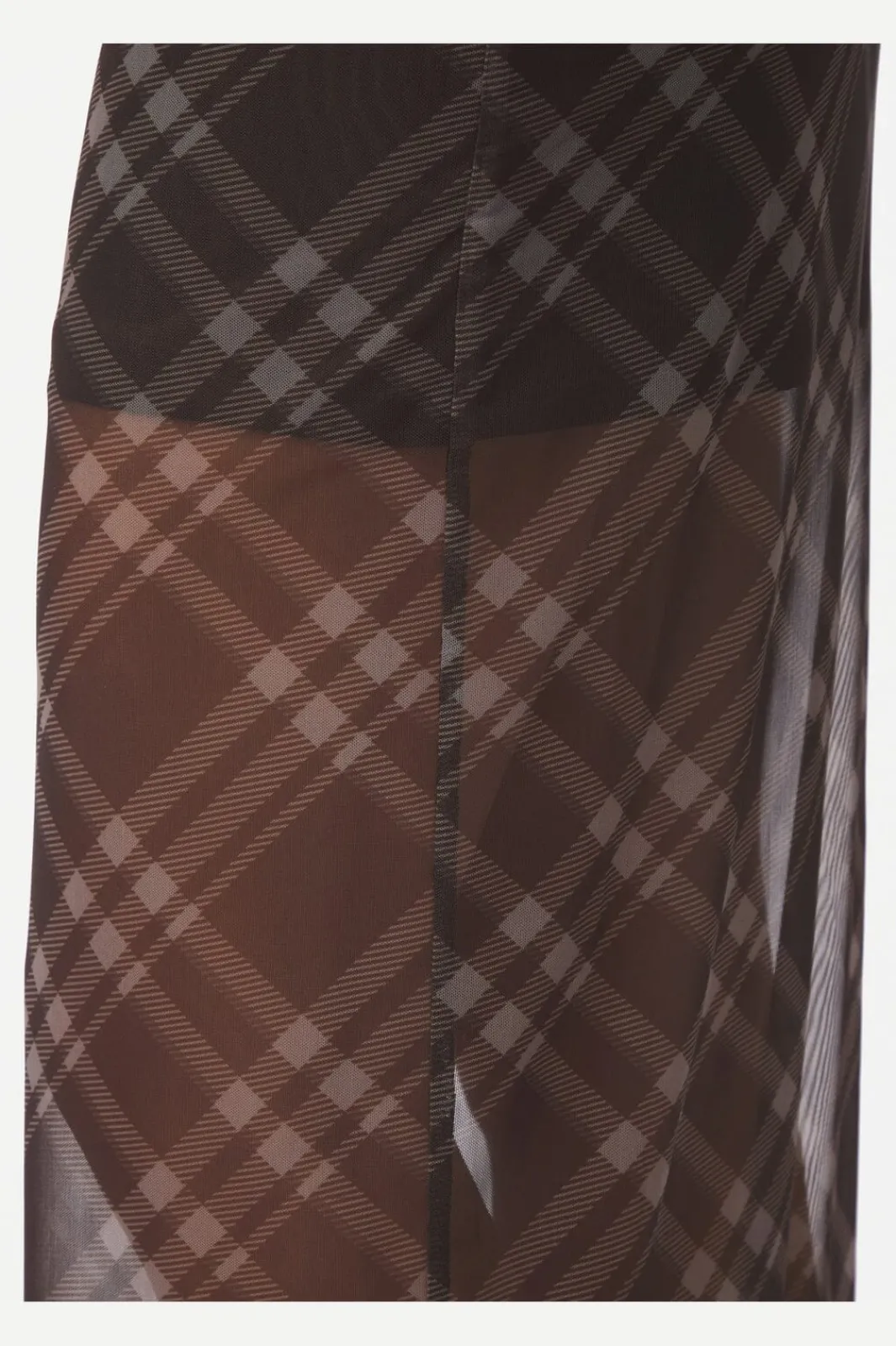 Online Neo Noir Marlise Check Mesh Skirt 167207 676