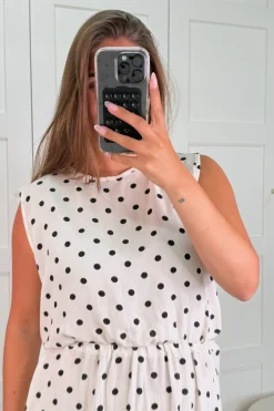 Online A-bee Martina Top Black Dot