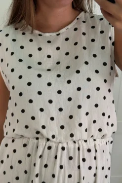 Online A-bee Martina Top Black Dot