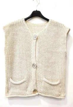 Clearance A-bee Marya Vest Beige