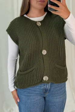 Online A-bee Marya Vest Khaki