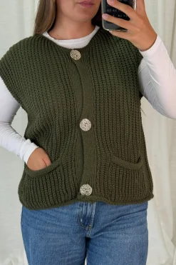 Online A-bee Marya Vest Khaki