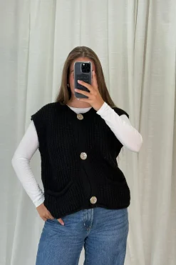 Best A-bee Marya Vest Black