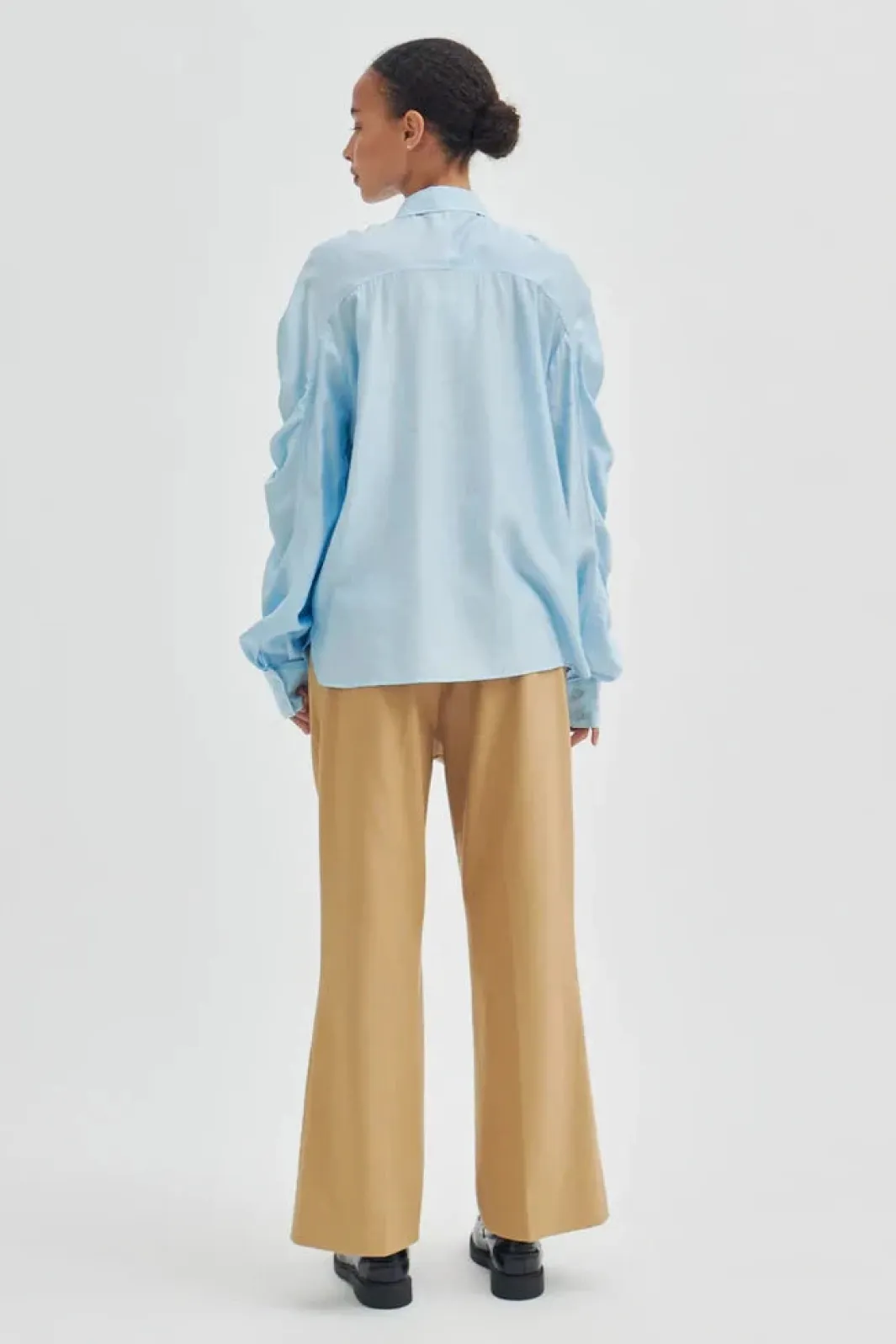 Outlet Second Female Masman Sculptured Shirt Blue