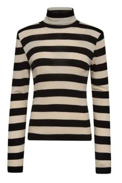 Hot Co´Couture Masoncc Stripe Rollneck Blouse 33194 19996