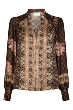 Online Neo Noir Massima Botanical Border Blouse 167029 100