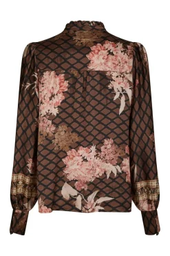 Online Neo Noir Massima Botanical Border Blouse 167029 100