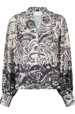 Neo Noir Massima Deco Paisley Blouse 164308 Creme