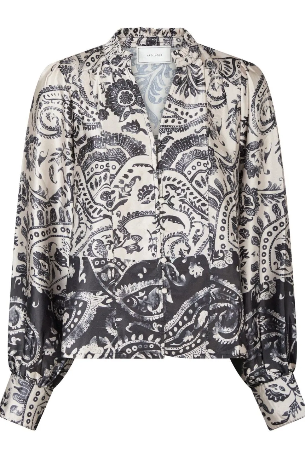 Neo Noir Massima Deco Paisley Blouse 164308 Creme