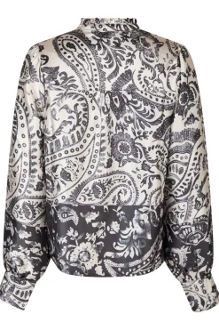 Neo Noir Massima Deco Paisley Blouse 164308 Creme