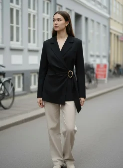 Online A-bee Mathilde Blazer Black