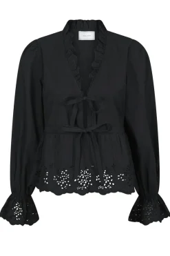 Outlet Neo Noir Matsi Embroidery Blouse Black