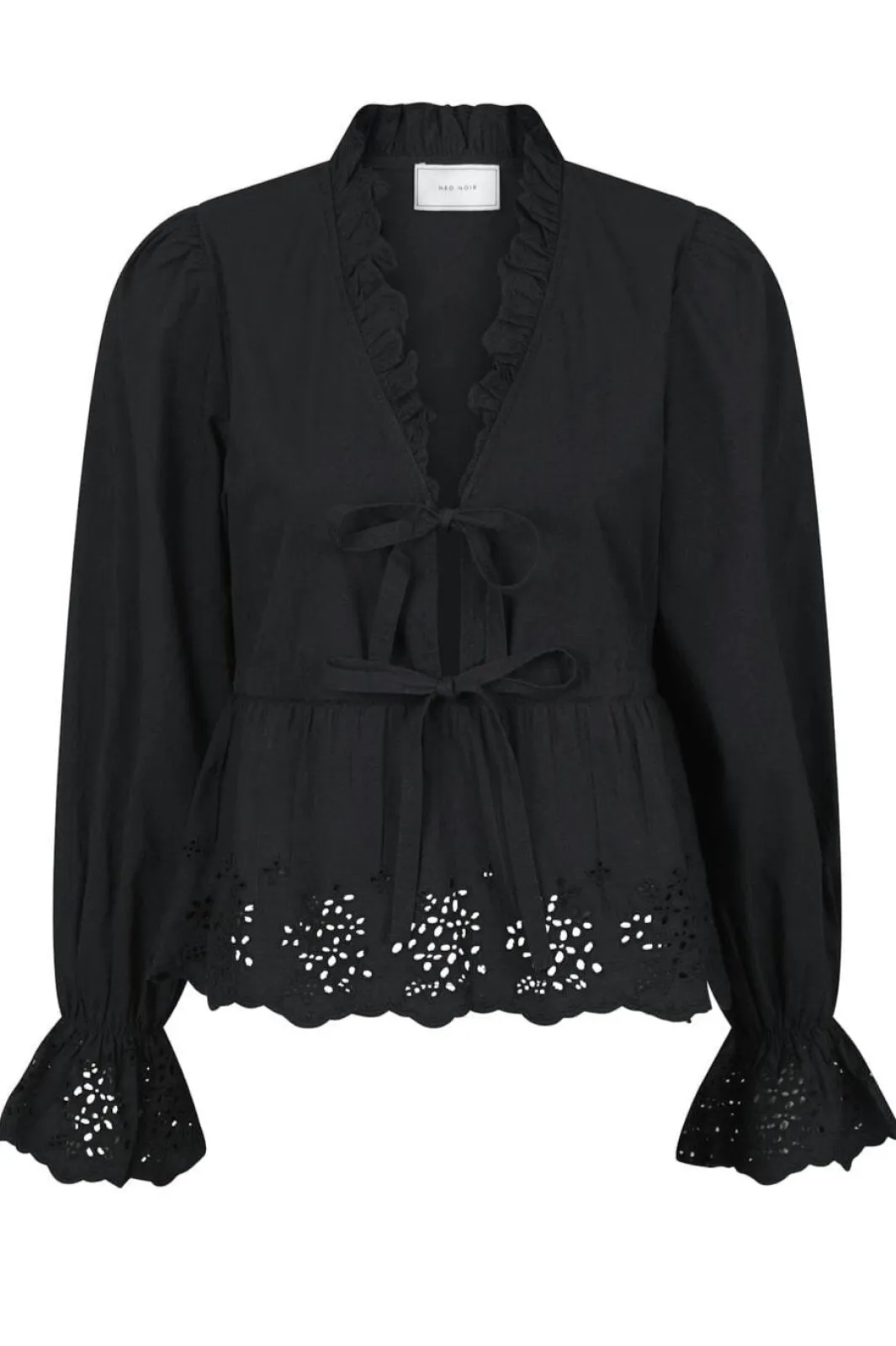 Outlet Neo Noir Matsi Embroidery Blouse Black