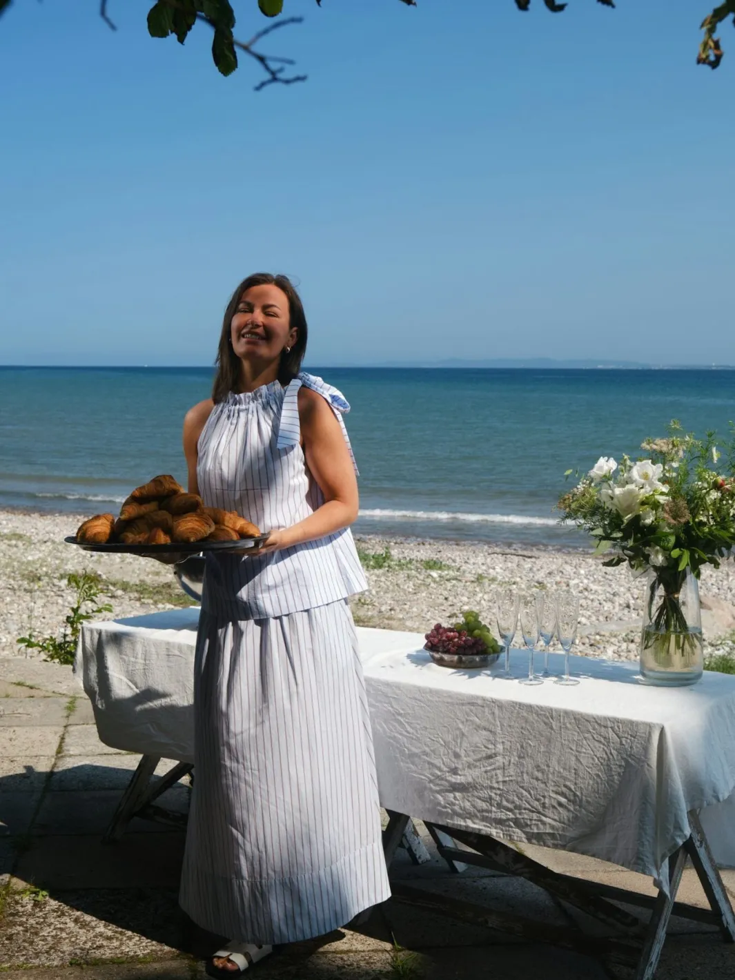 Online Neo Noir Maula Stripe Top 165147 145