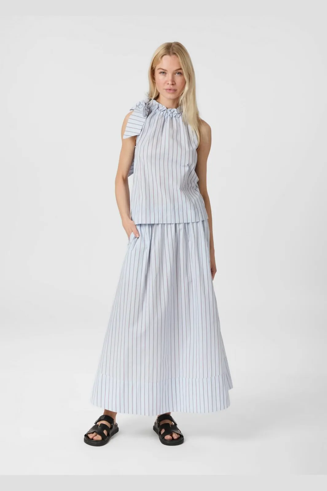 Online Neo Noir Maula Stripe Top 165147 145