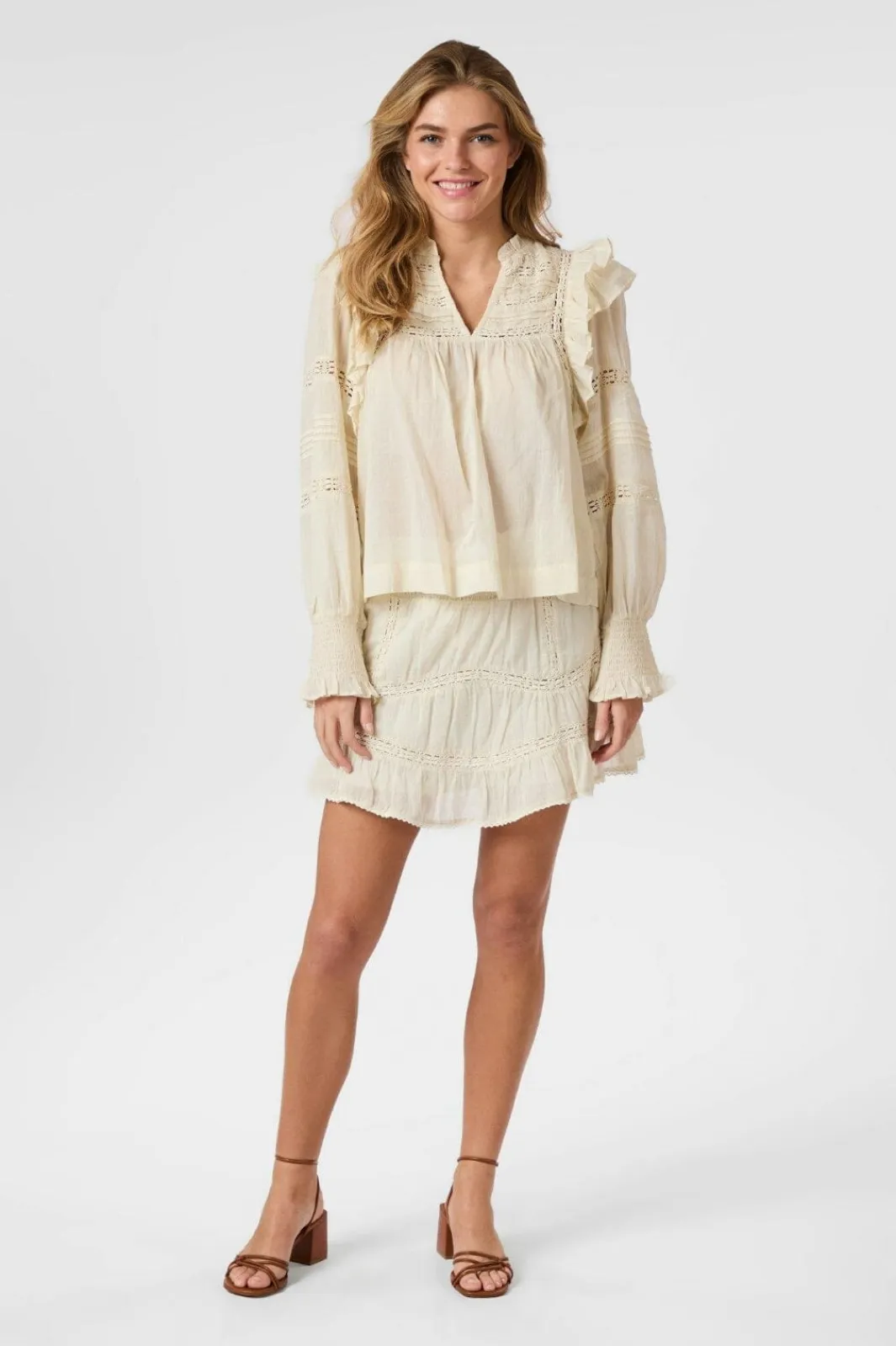 Sale Neo Noir Mauri S Voile Blouse 164698 191