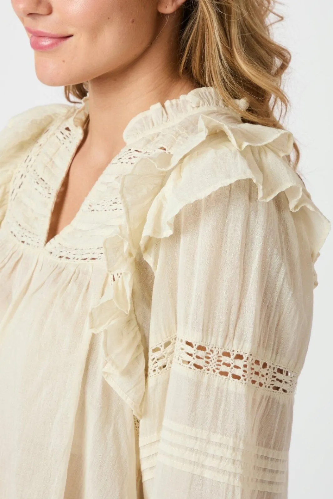 Sale Neo Noir Mauri S Voile Blouse 164698 191