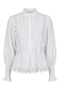 Sale Neo Noir Maviana Emb Blouse White