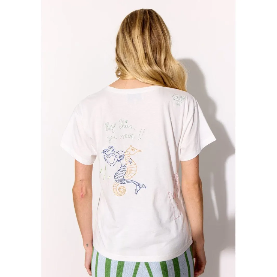 Clearance Hunkøn Mavis T-Shirt 26010 White