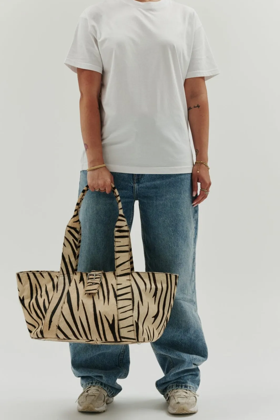 Hot Núnoo Maxi Shopper Brown Deluxe 70308920 Stripes