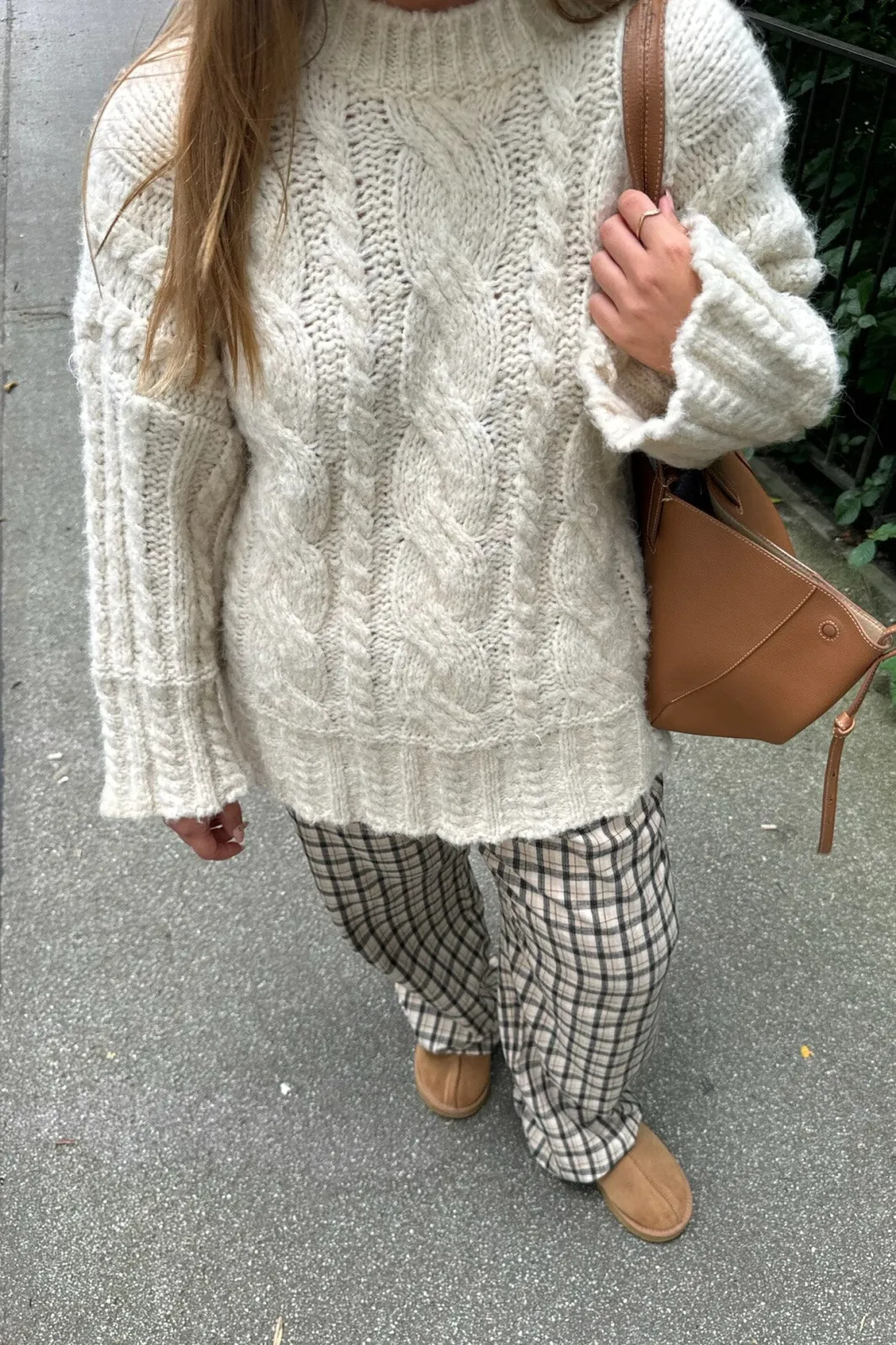 Online BYIC Mayaic Pants bbc Beige Black Checks