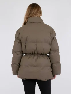 Hot Neo Noir Mayra C Puffer Jacket Dark Taupe