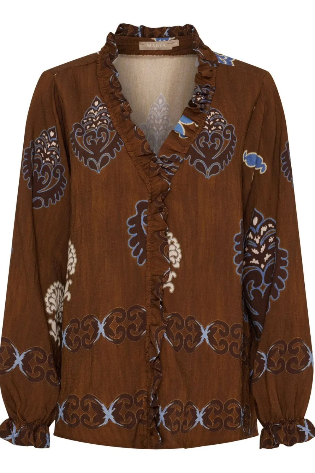 Marta Du Chateau Mdcbrook Shirt 7648 Marrone3257Tpk