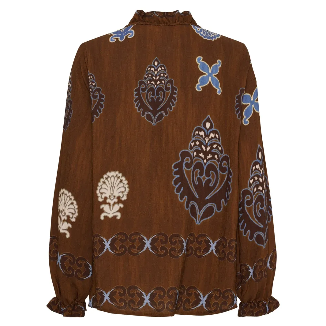 Marta Du Chateau Mdcbrook Shirt 7648 Marrone3257Tpk