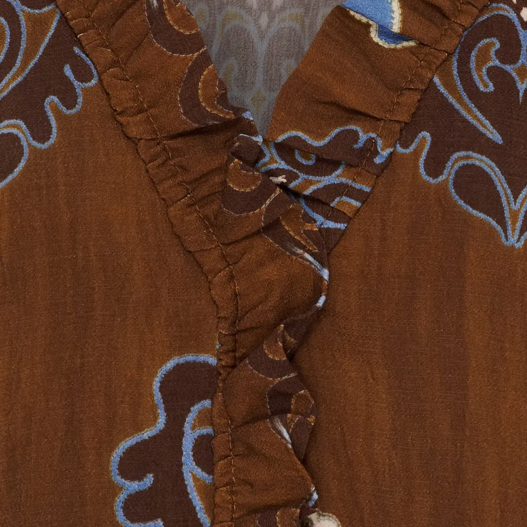 Marta Du Chateau Mdcbrook Shirt 7648 Marrone3257Tpk