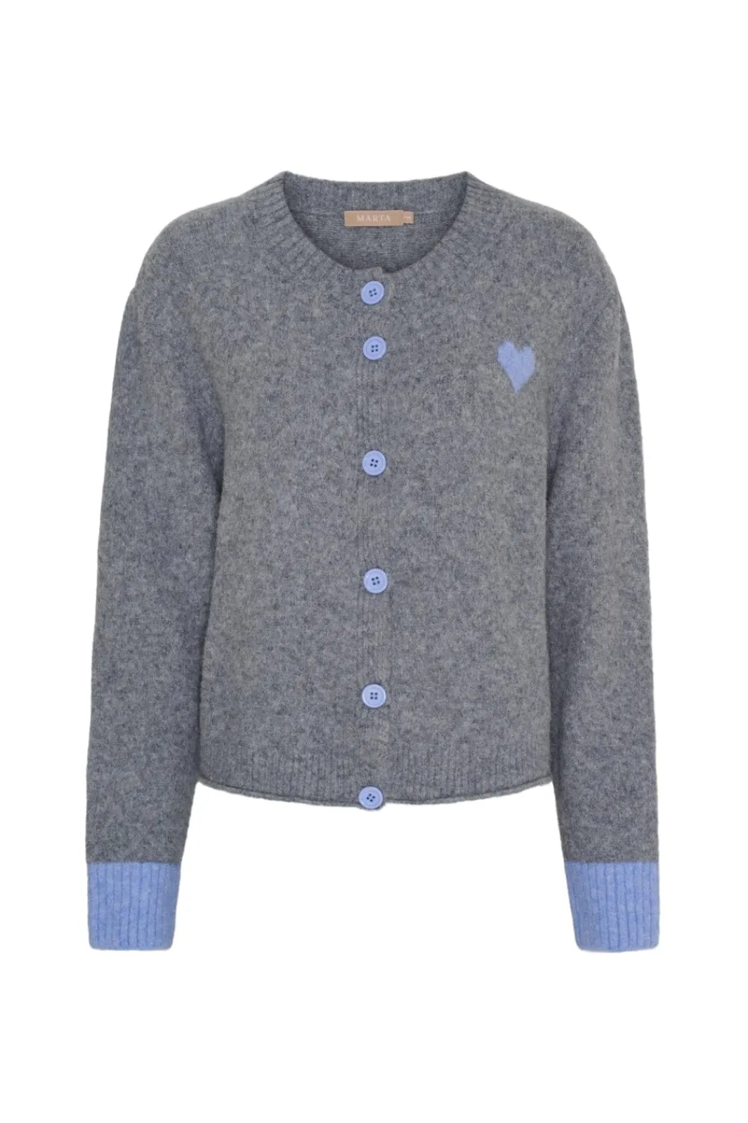 Sale Marta Du Chateau Mdccalla Knit KNA052 Grey/Bluew079