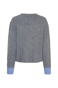 Sale Marta Du Chateau Mdccalla Knit KNA052 Grey/Bluew079