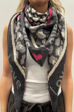Online Marta Du Chateau Mdcclio Scarf BA-0746 Grey5