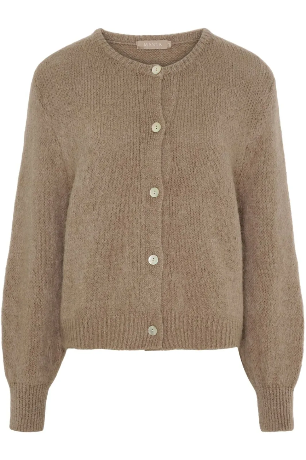 Marta Du Chateau Mdccosima Knit Cardigan 5223 Tortora27654