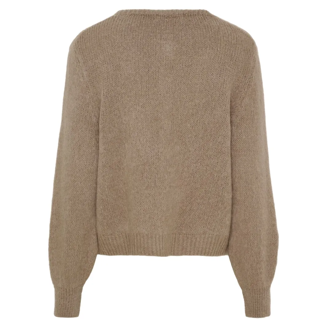 Marta Du Chateau Mdccosima Knit Cardigan 5223 Tortora27654