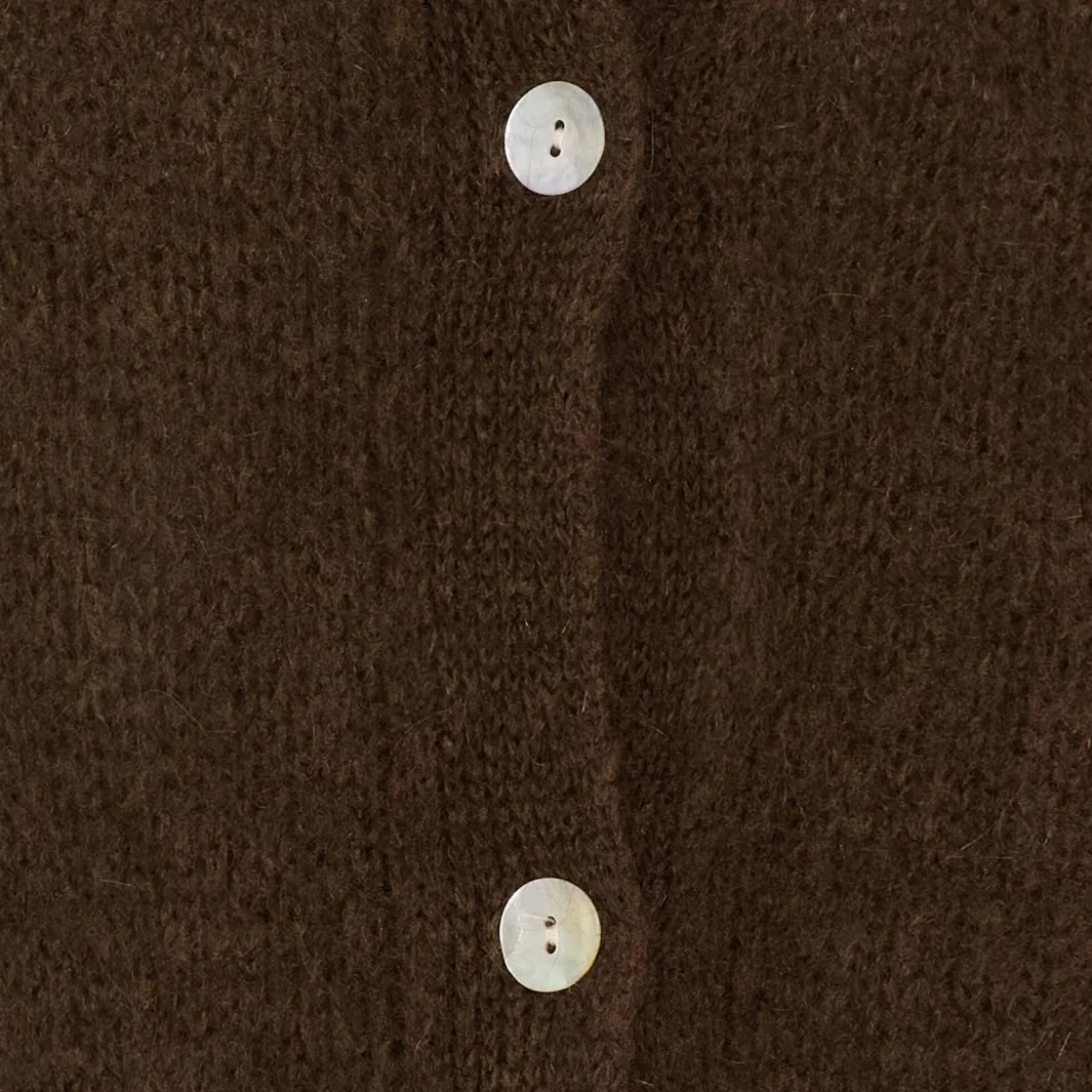 Outlet Marta Du Chateau Mdccosima Knit Cardigan 5223 Chocolat111909
