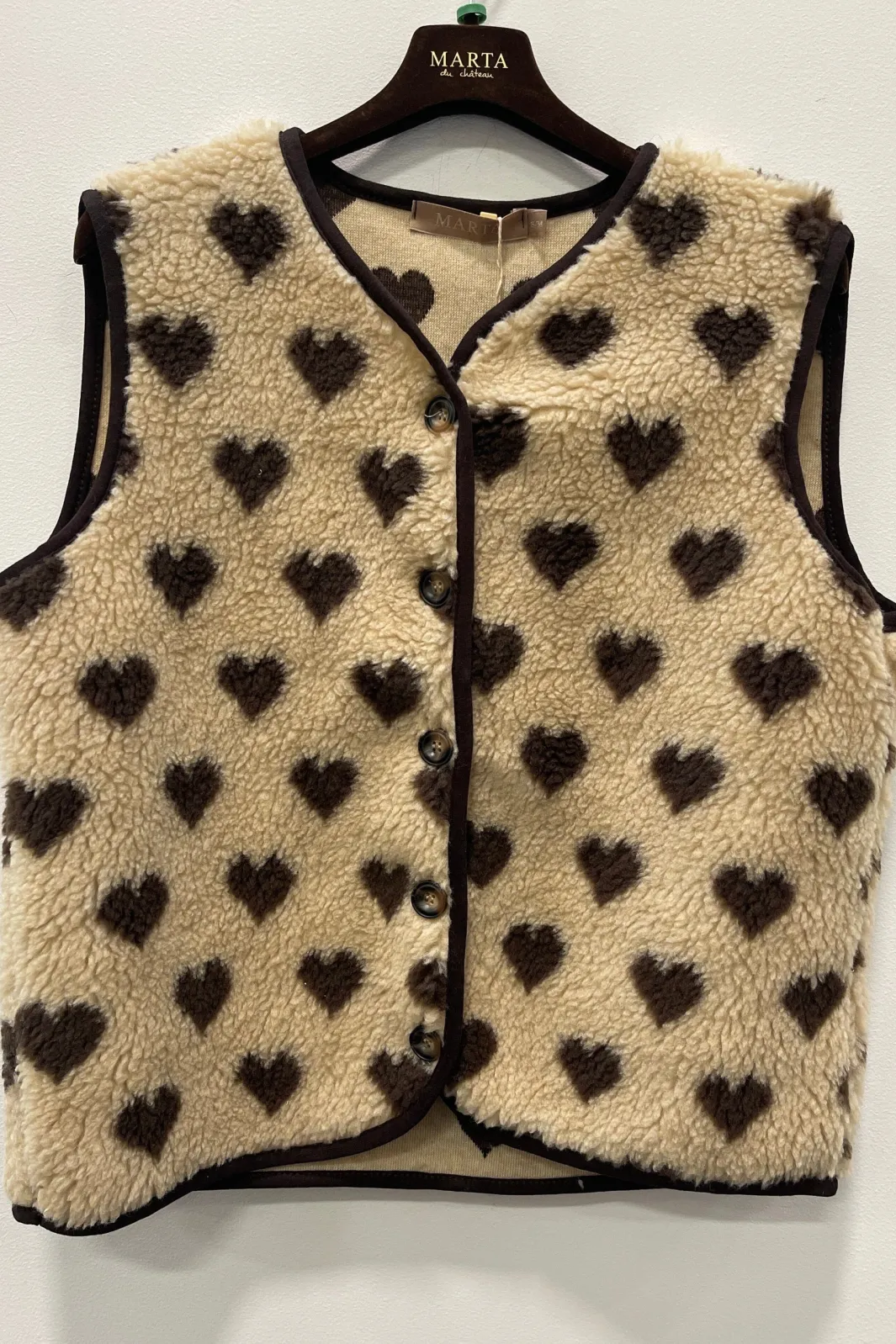 Best Marta Du Chateau Mdcdahlia Vest 25710 Camello/Moro